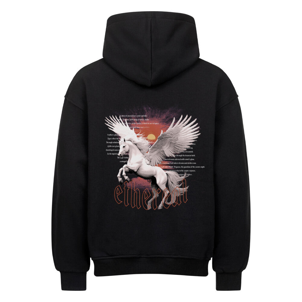fantasy art, mythology hoodie, pegasus hoodie, artsy fashion